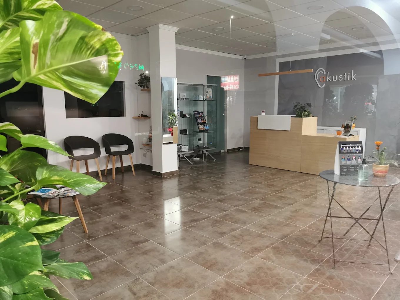 Recepción del centro auditivo Akustik en El Albir